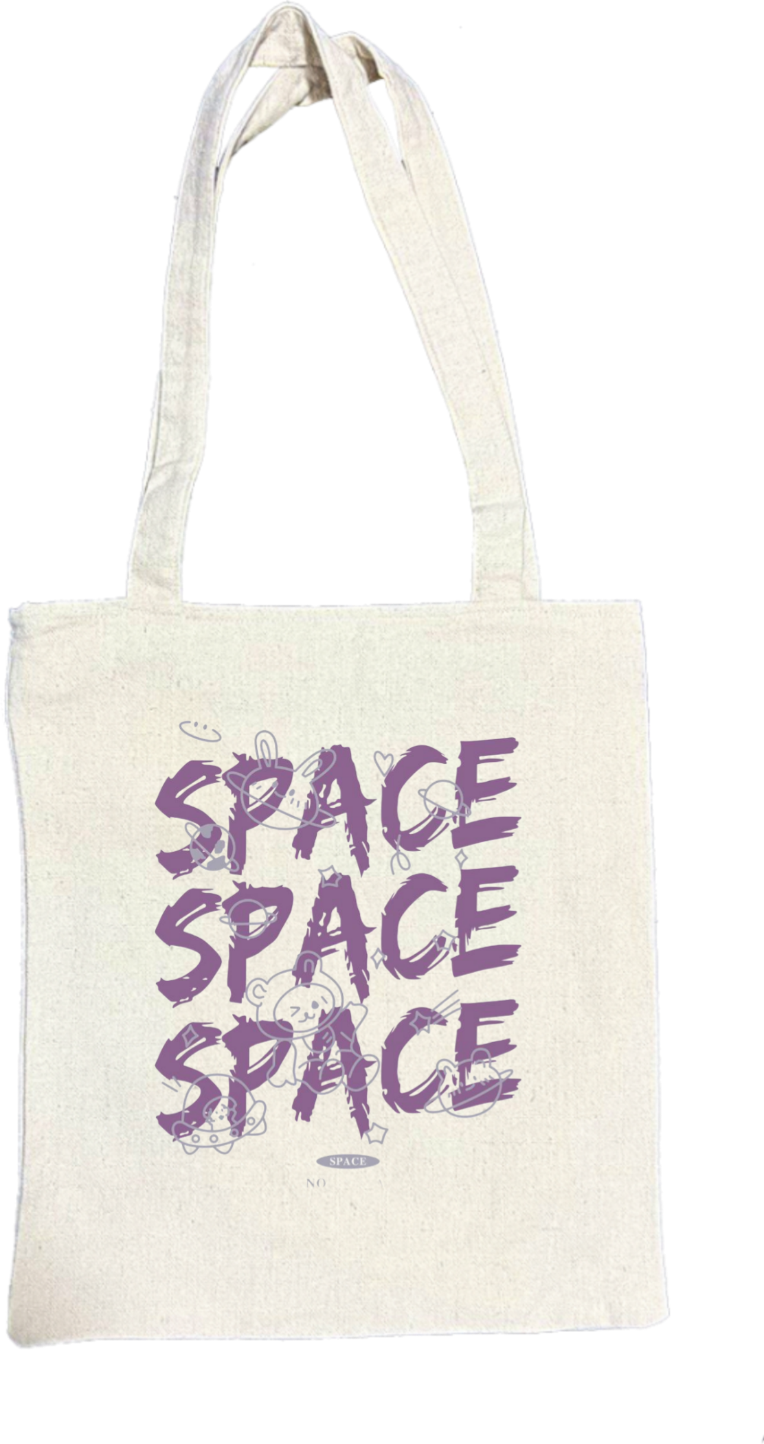 names tote bag beige SPACE 12