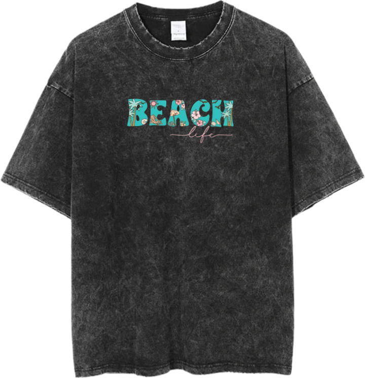 Summer Vibes One Size t- shirt Washed 12