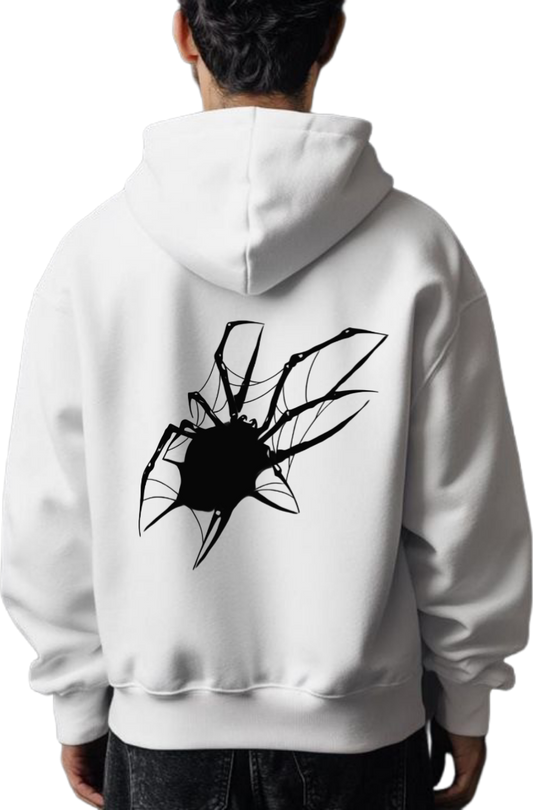 Goth Oversize Hoodie White Back 24