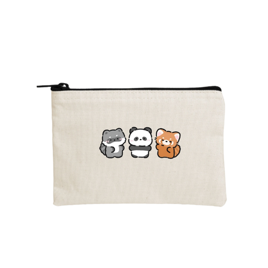 PANDA wallet pencil case Beige 12