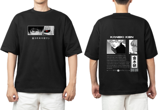 Tokyo ghoul t- shirt One Size Black Back 12