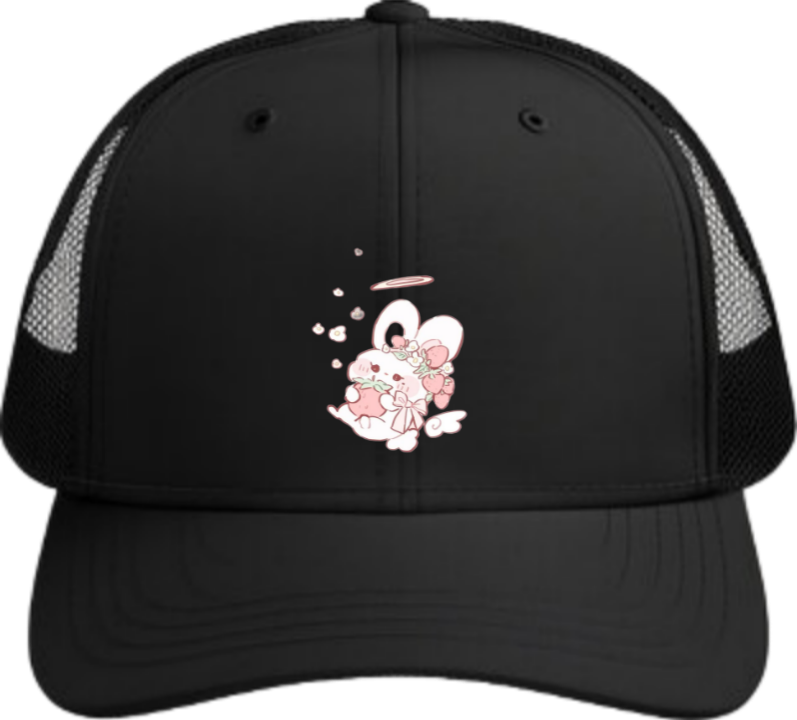 bunny Baseball cap Black 12