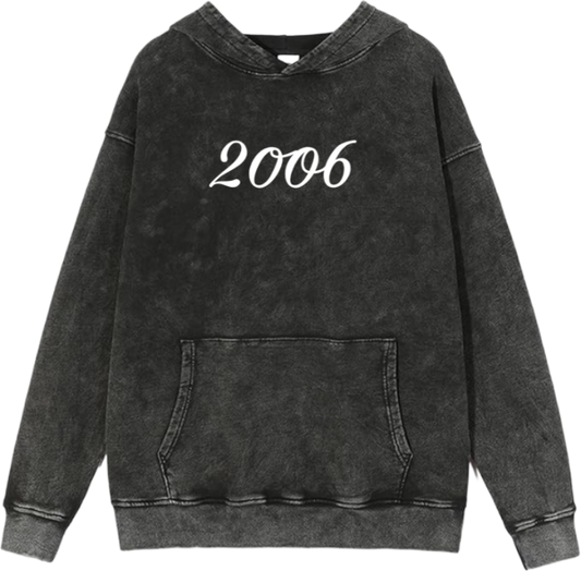 age Oversize  Hoodie Washed gray 2006