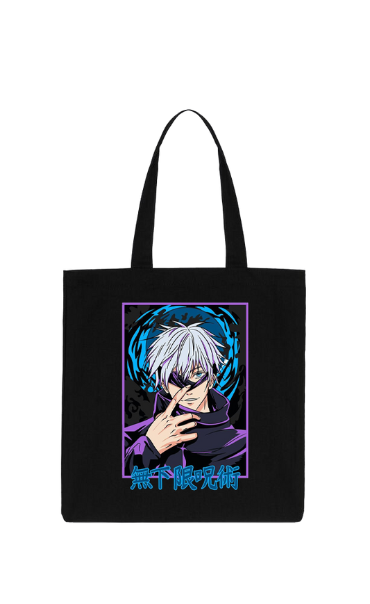 jujutsu kaisen GOJO  tote bag Black 12