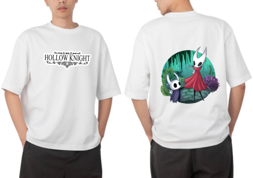 Hollow Knight t- shirt One Size White Back 12