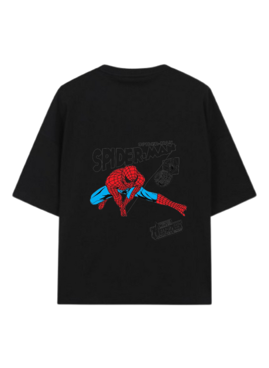 Spiderman t- shirt One Size Black Back 12