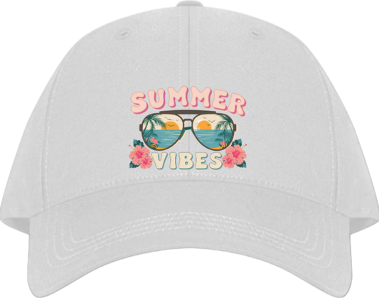 Summer Vibes Baseball cap White 12