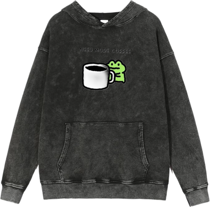 Frog Oversize Hoodie Washed 12