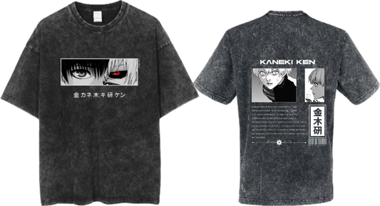 Tokyo ghoul t- shirt One Size Washed Back 12