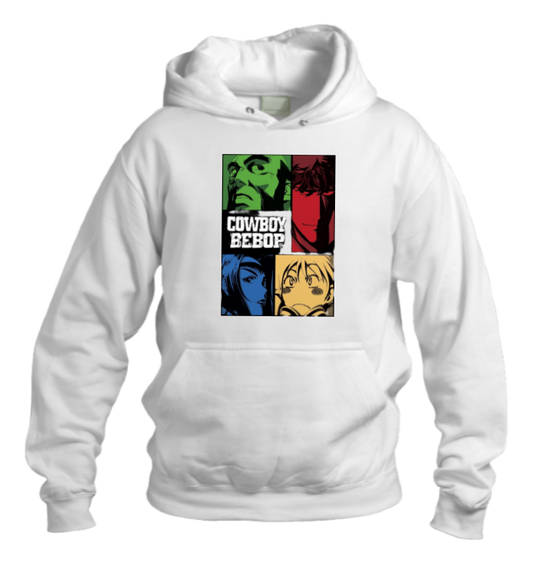 Cowboy Bebop Over Size hoodie White 1