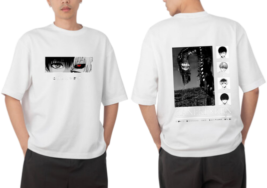 Tokyo ghoul t- shirt One Size White Back 12