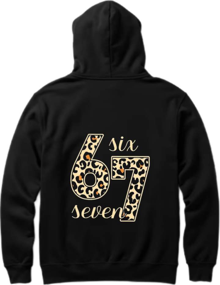 designs 67 Oversize Hoodie Black Back 12