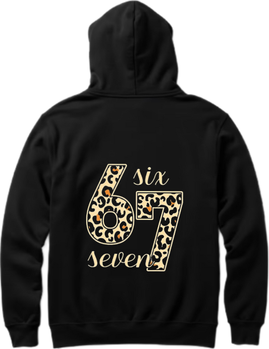 designs 67 Oversize Hoodie Black Back 12