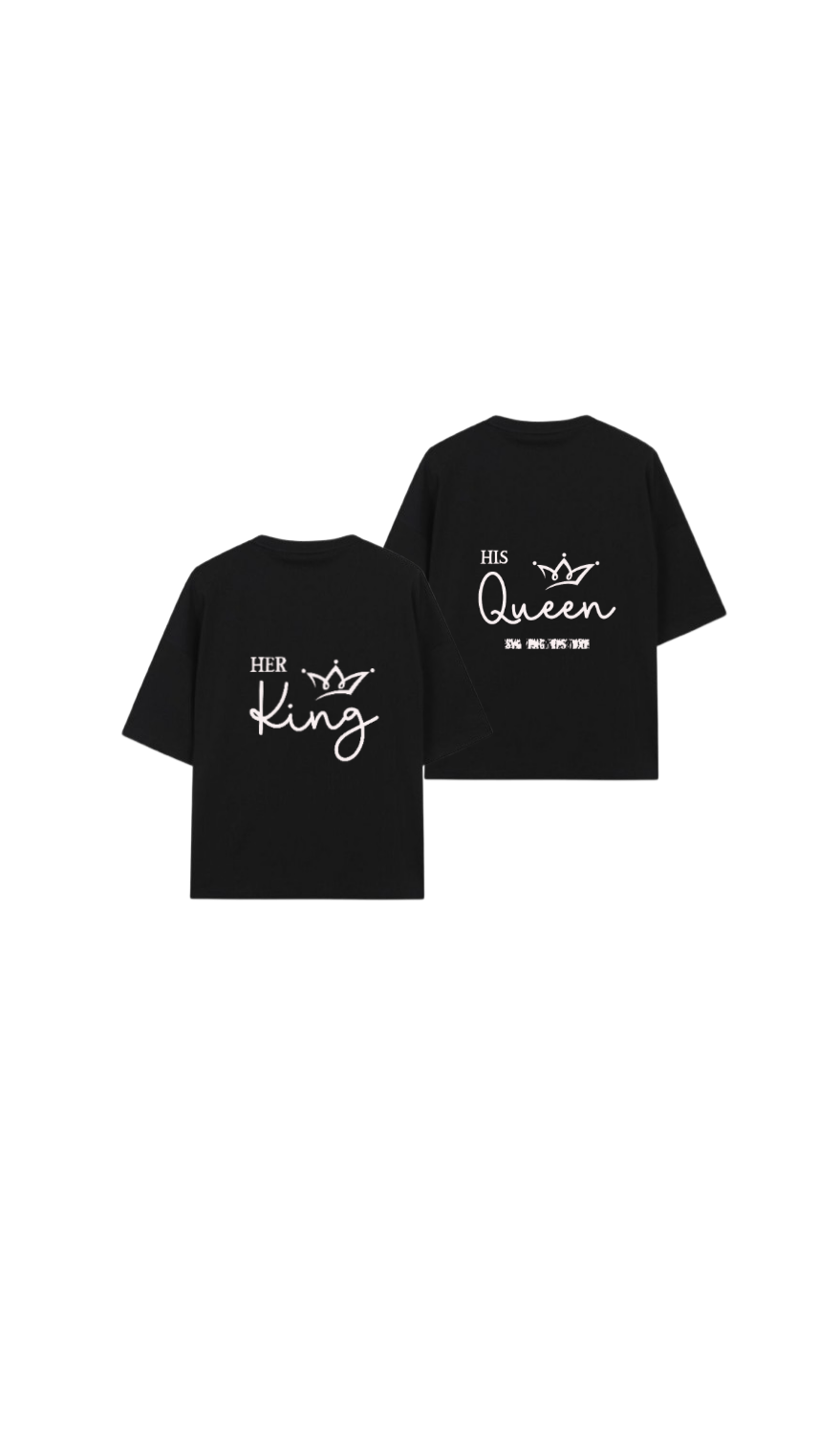 VaIentine coupIe t- shirt Black Cables Back 12