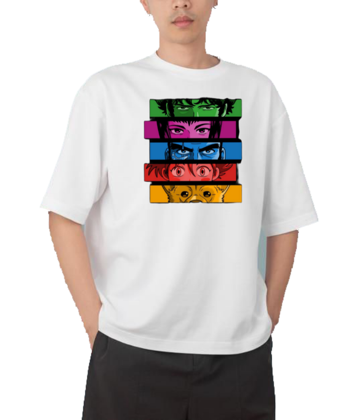 Cowboy Bebop t- shirt Over Size White 12