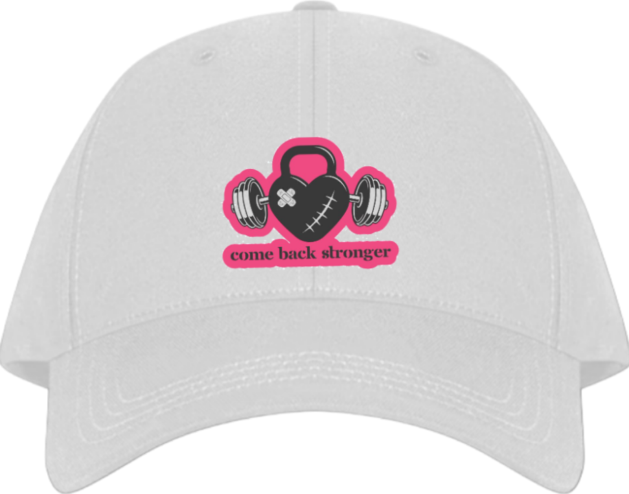 workout gym pilates Baseball cap White 12