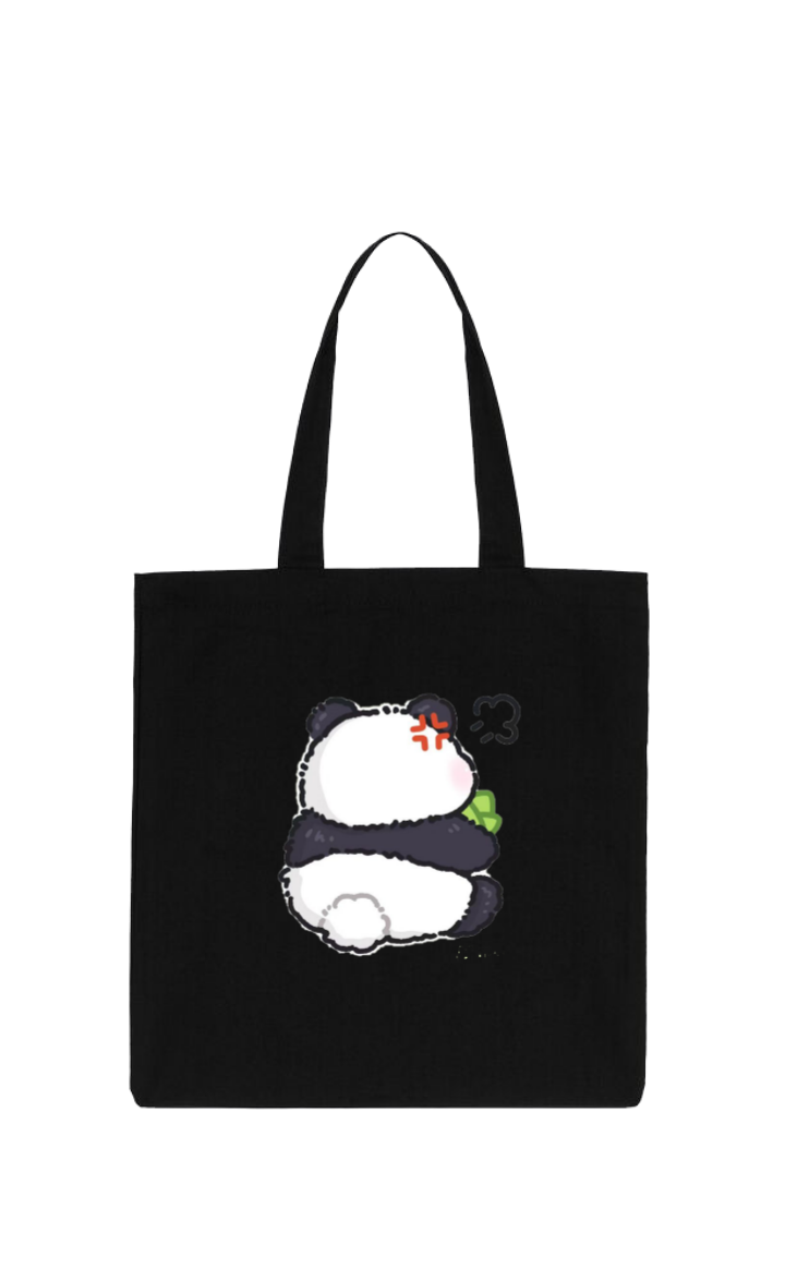 PANDA tote bag Black 12