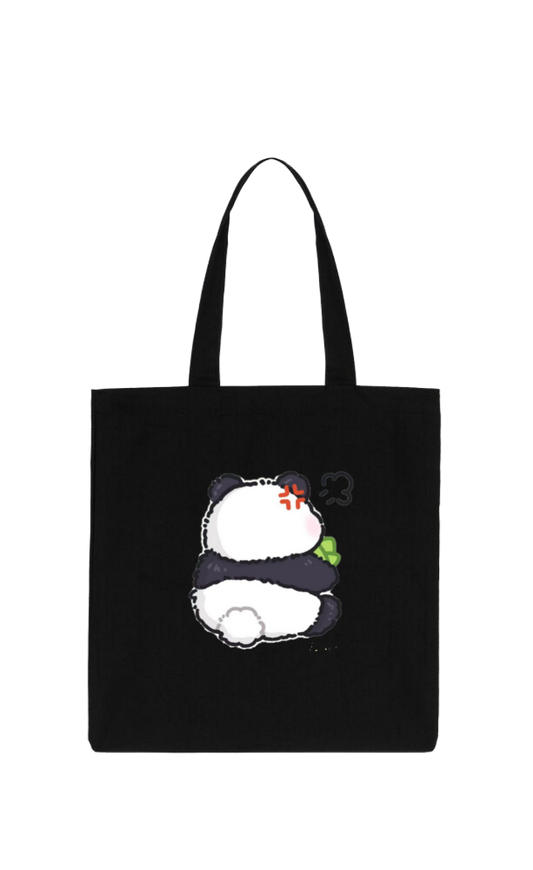 PANDA tote bag Black 12