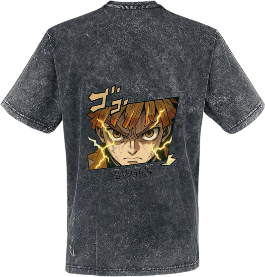 Demon Slayer t- shirt One Size Washed Back 12