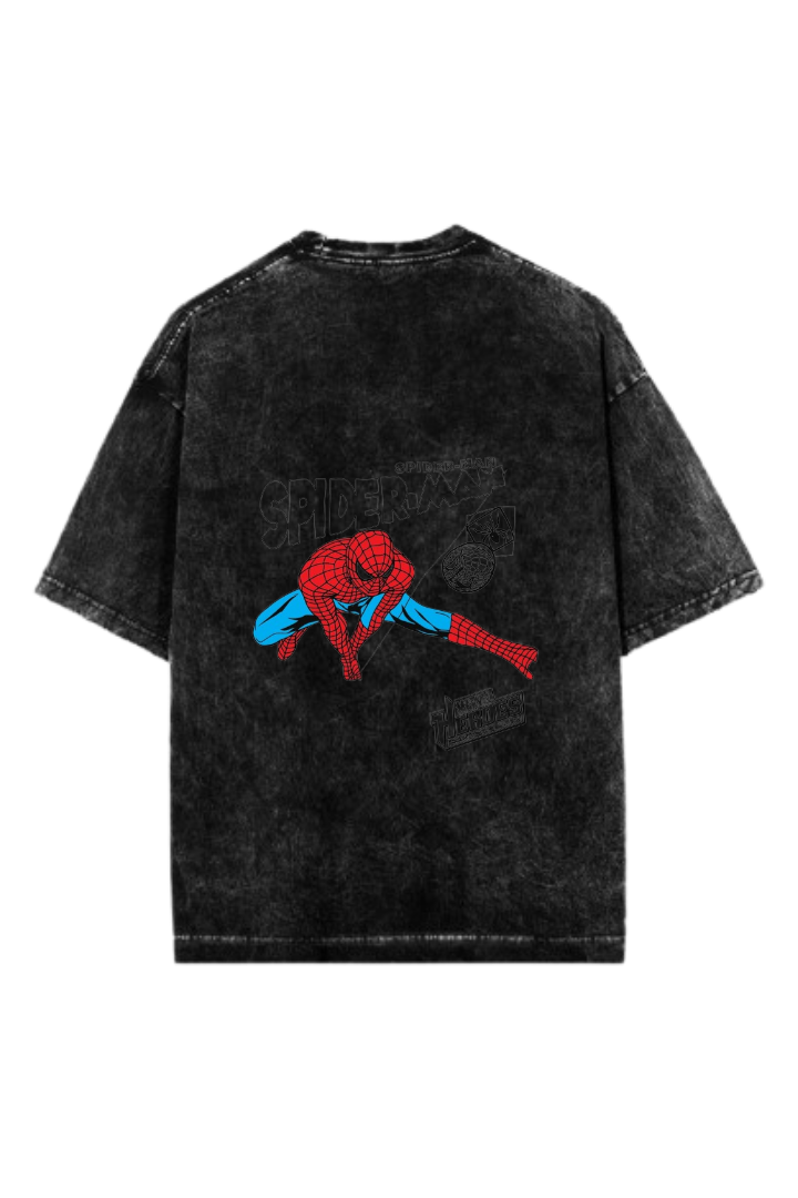 Spiderman t- shirt One Size Washed Back 12