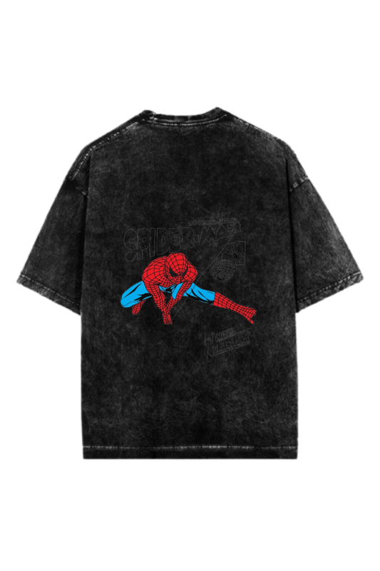 Spiderman t- shirt One Size Washed Back 12