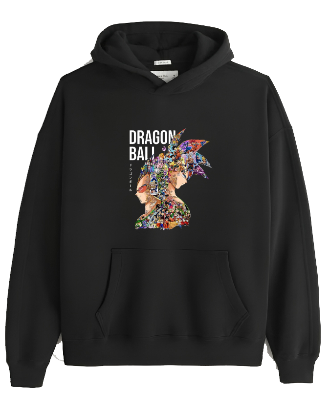 Dragon Ball One Size hoodie Black 12