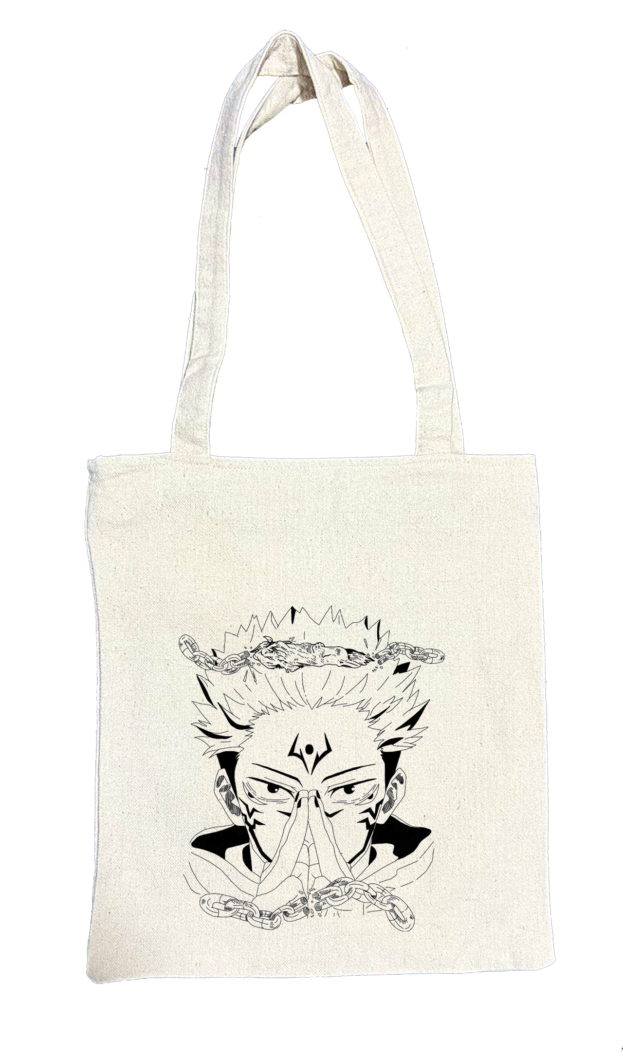 jujutsu kaisen GOJO  tote bag biege 12