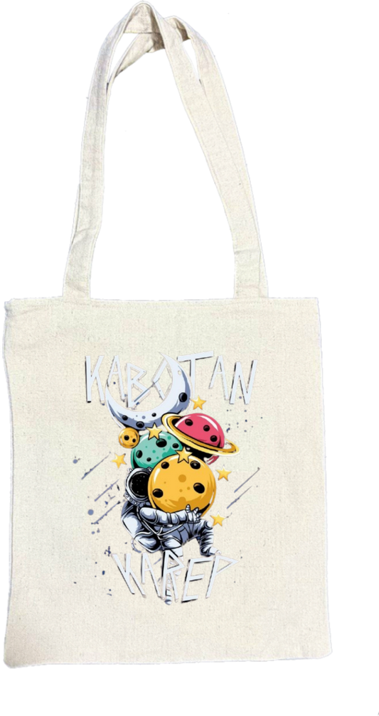 aliens tote bag Beige 12
