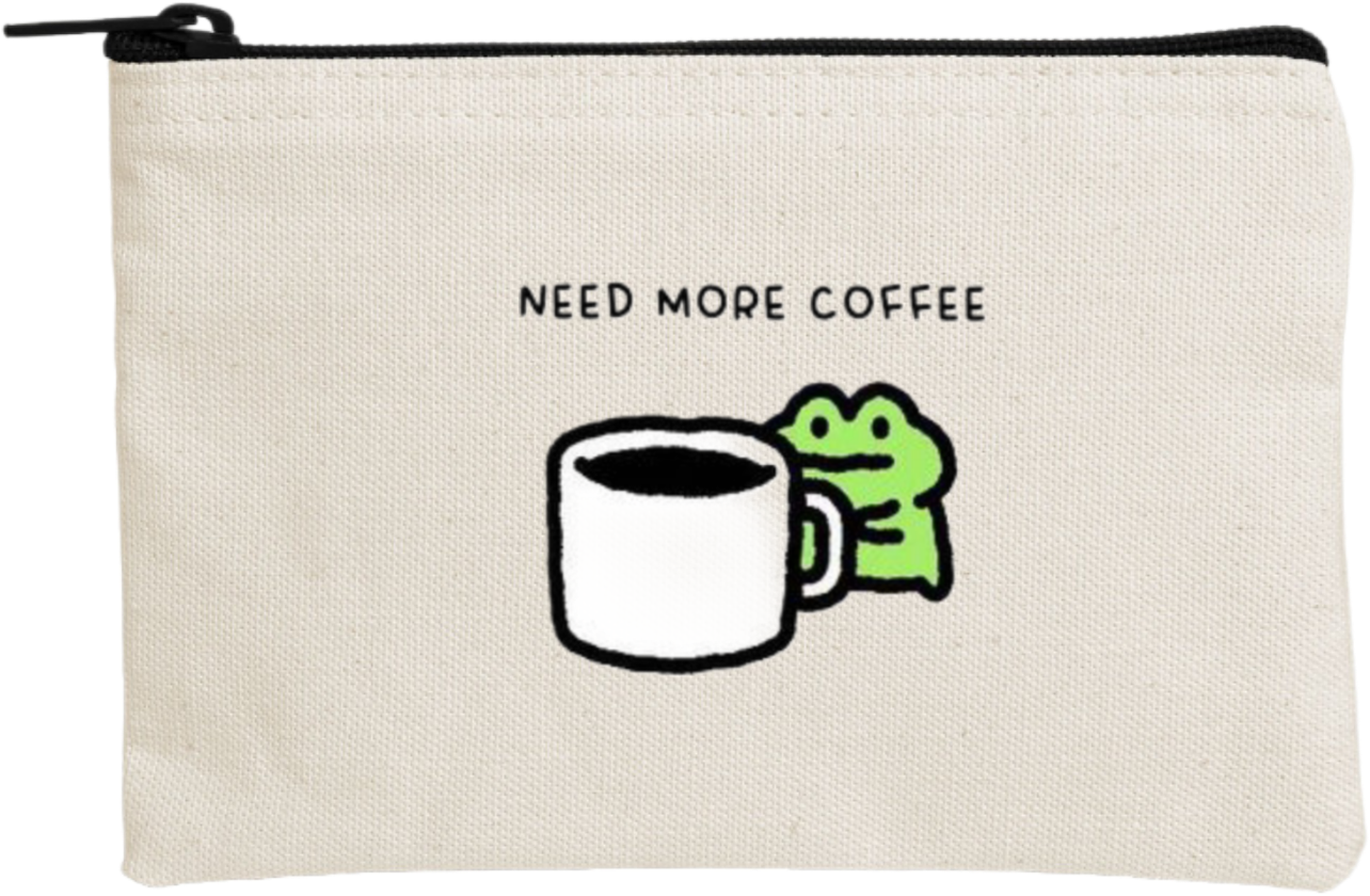 Frog wallet pencil case Beige 12