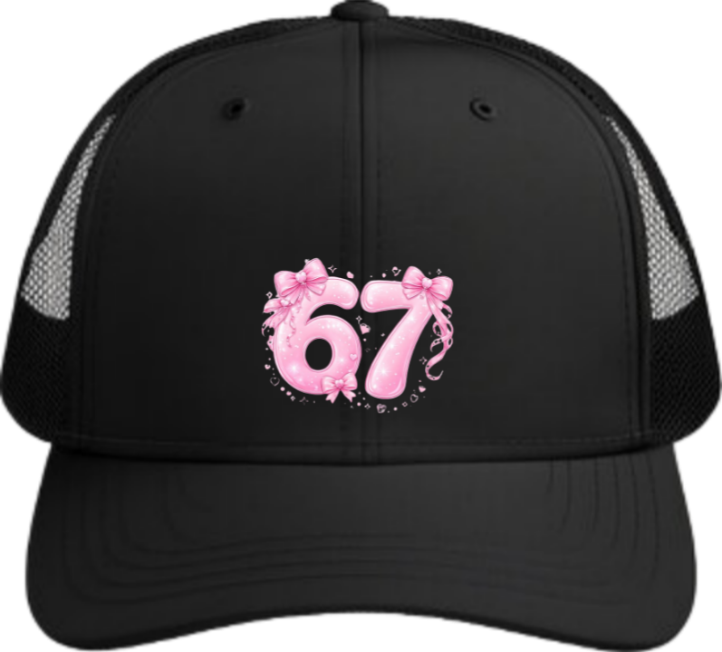 67 designs Baseball cap Black 12