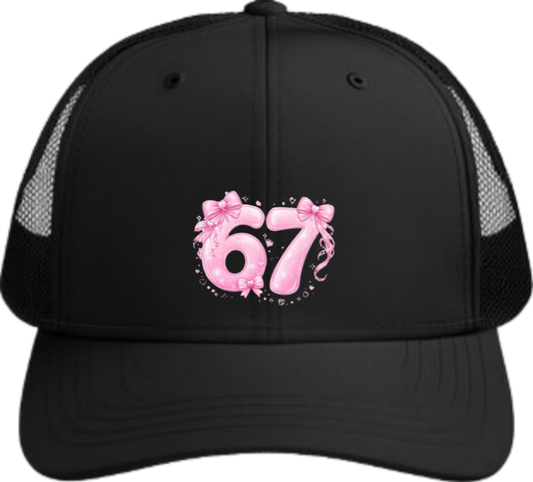 67 designs Baseball cap Black 12