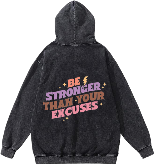 workout gym pilates Oversize Hoodie Washed Back 12