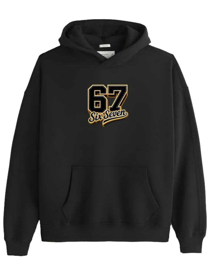 designs 67 Oversize Hoodie Black 12