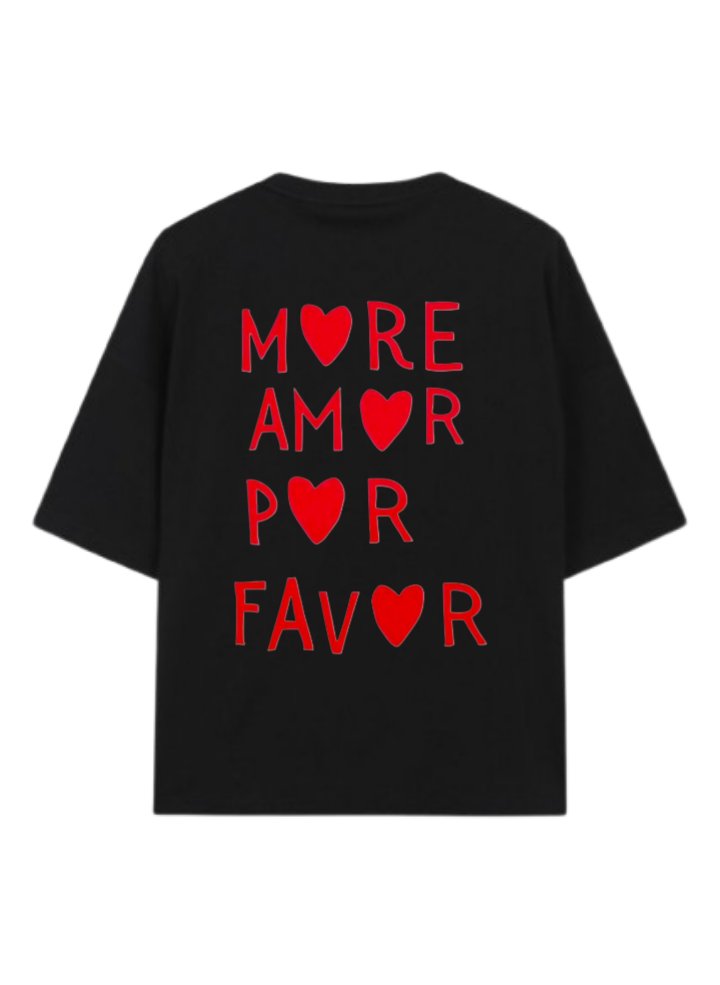 VaIentine coupIe t- shirt Black Back 12