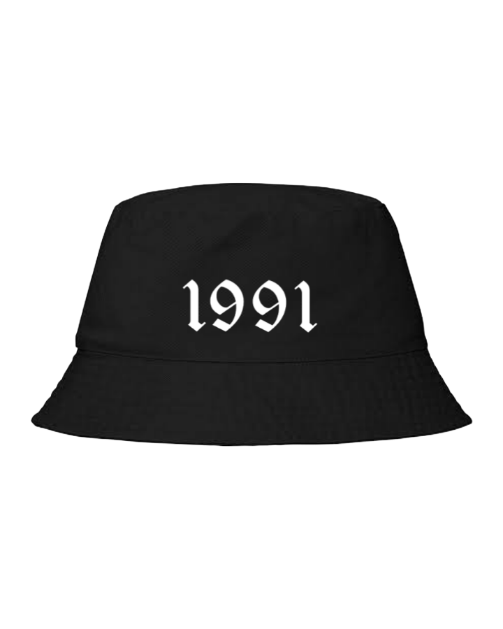 age Bucket hat Fishman hat cap Black 1991
