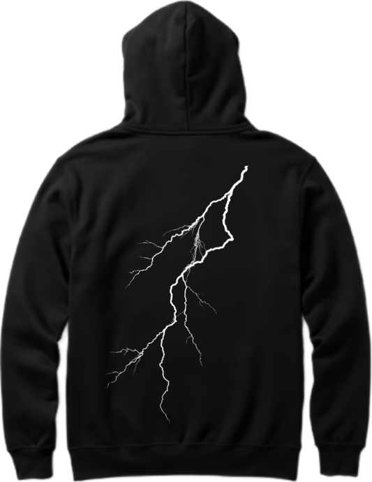 Goth Oversize Hoodie Black Back 12
