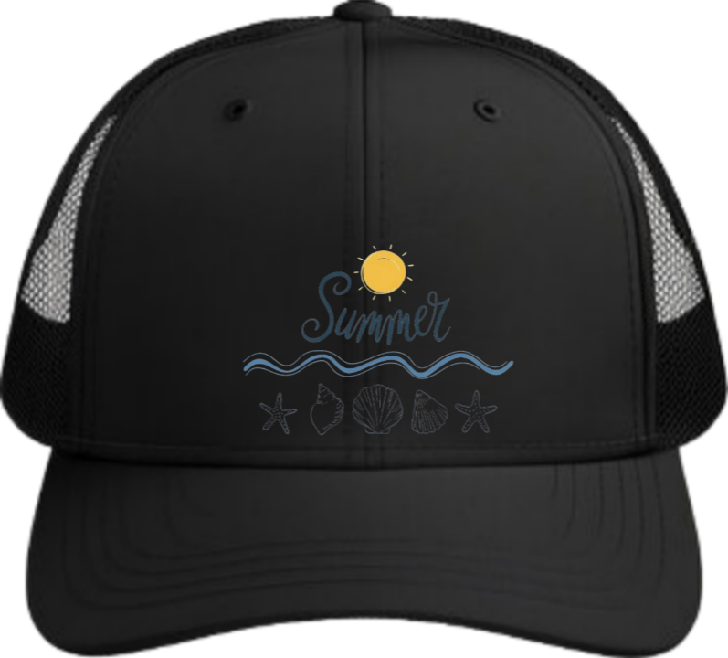 Summer Vibes Baseball cap Black 12