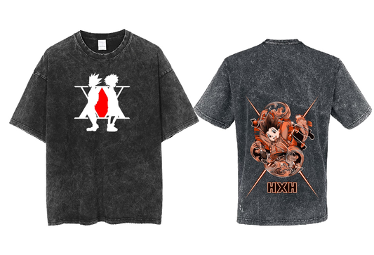 Hunter × Hunter t- shirt One Size Washed Back 12