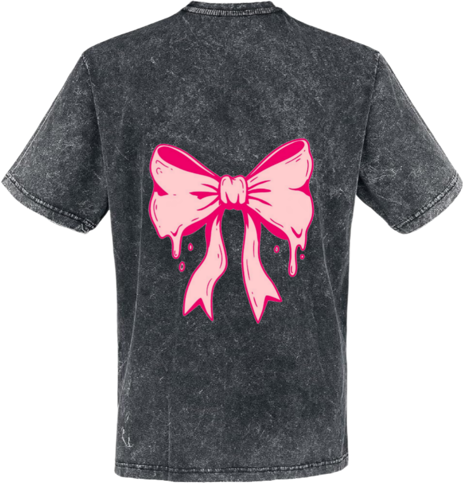 Coquette t- shirt One Size Washed Back 12