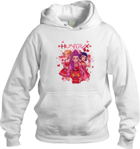 Hunterix kpop Oversize  Hoodie White 12