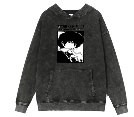 Cowboy Bebop Over Size hoodie Washed 12