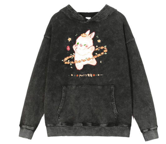 bunny Oversize Hoodie Washed 12