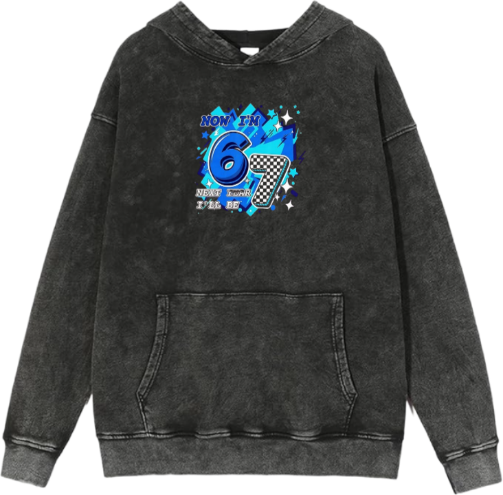 67 designs Oversize Hoodie Washed 12
