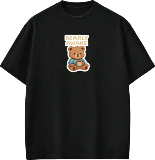 bear t- shirt Black  12
