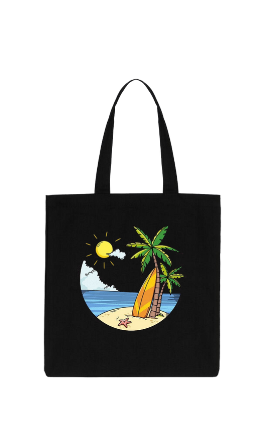 Summer Vibes tote bag Black 12
