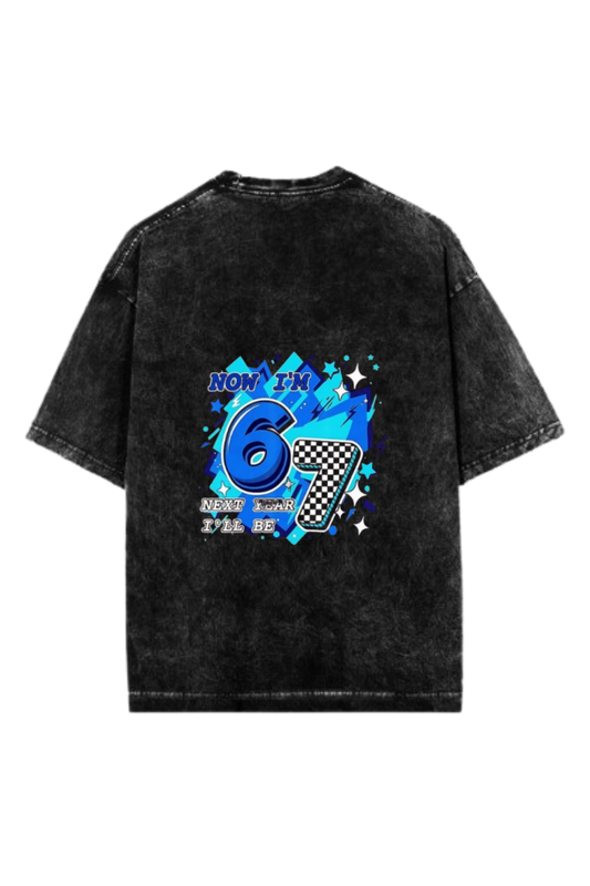 67 designs One Size t- shirt Washed Back 12