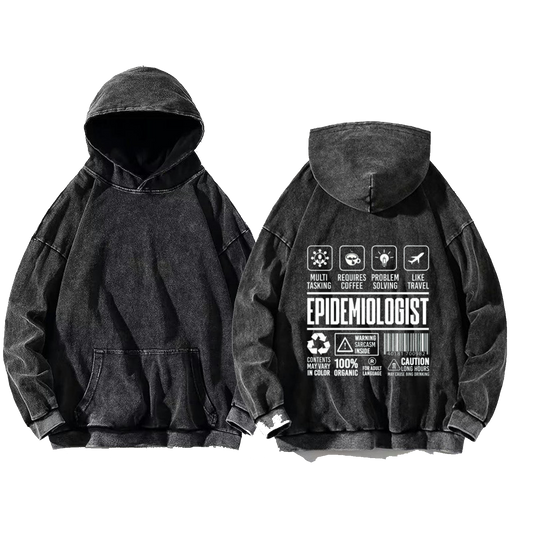 MULTI TASKING oversize hoodie Washed back 115