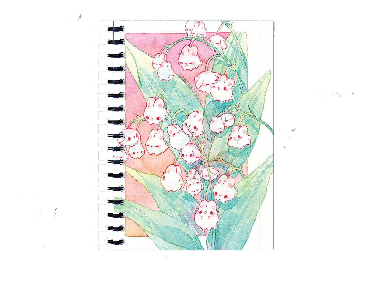 Lily of the Valley Notebook A5 130