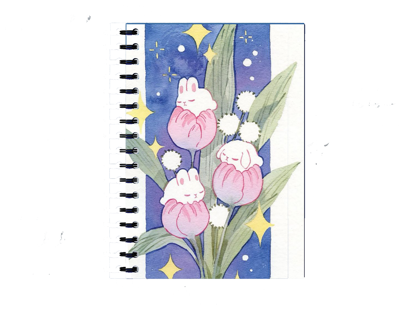 Tulip Bunny Notebook A5 131