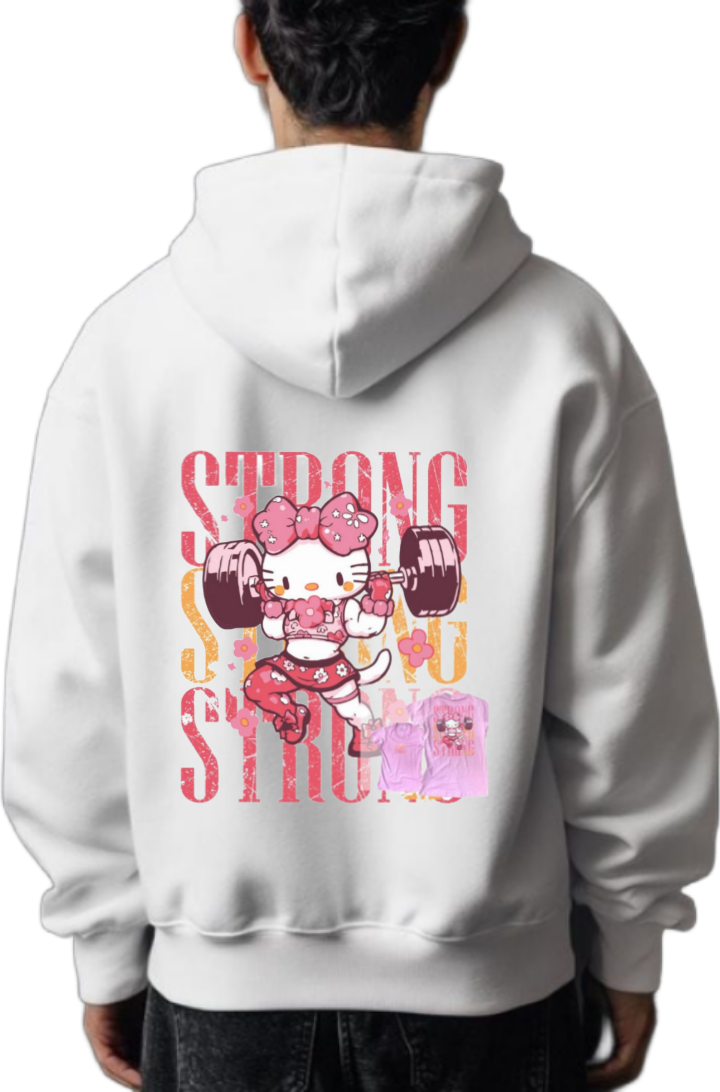 STUDONG One Size hoodie White Back 131